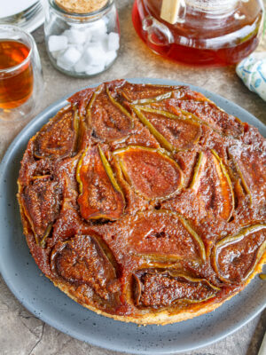 Caramelized Fig Upside Down Cake