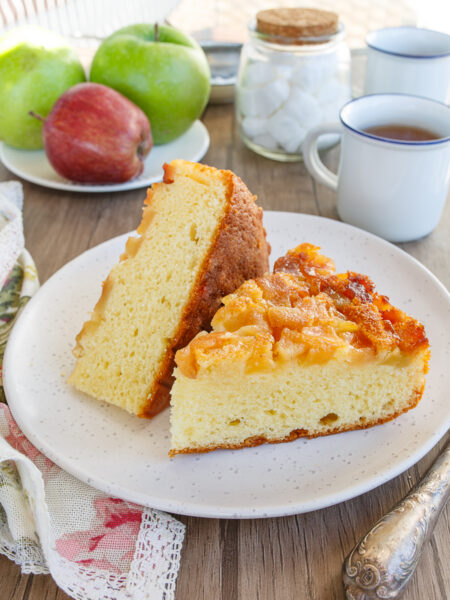 Apple and Pear Upside Down Cake