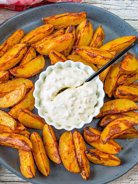 Baked Potato Wedges with Paprika