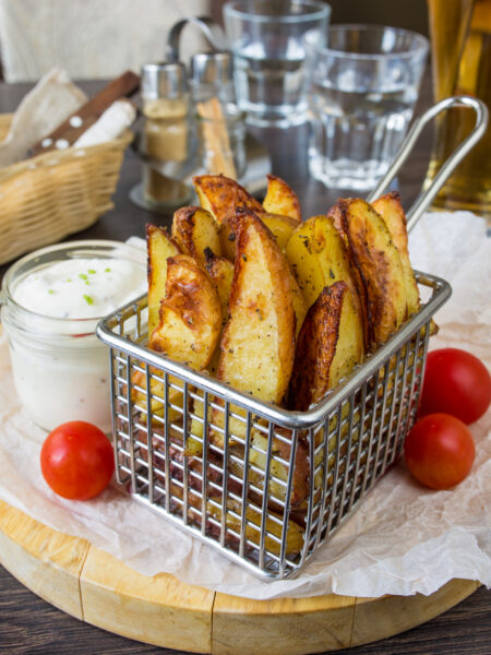 The Easiest Baked Potato Wedges