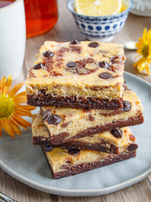 Pumpkin Cheesecake Brownies