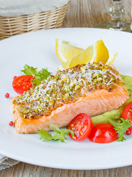 Pistachio Crusted Salmon