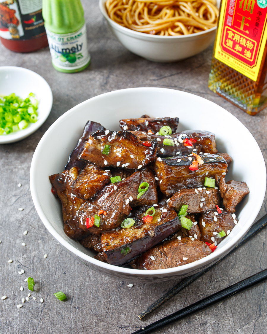 Рецепт Chinese-style Beef with Eggplant