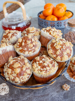 Crunchy Banana Muffins with Chocolate and Walnuts