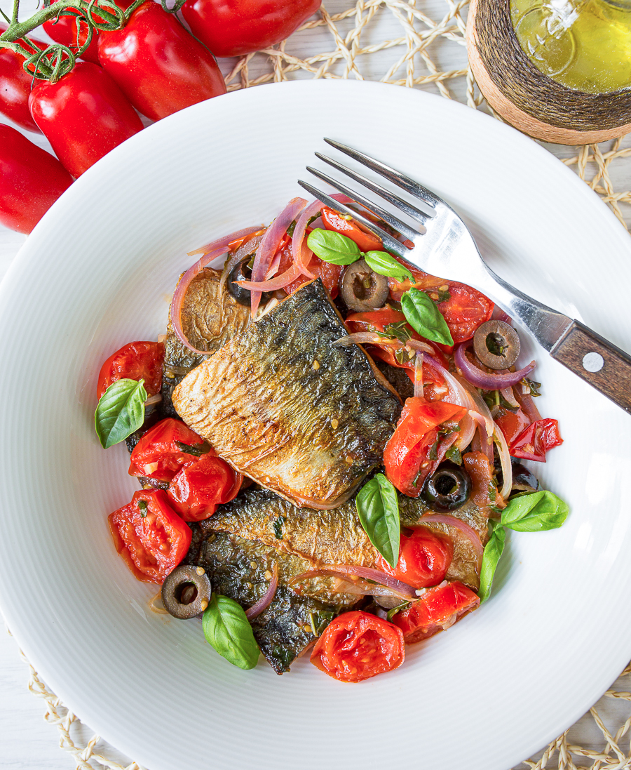 Рецепт Mediterranean Style Fried Mackerel