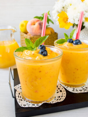 Frozen Peach Slush